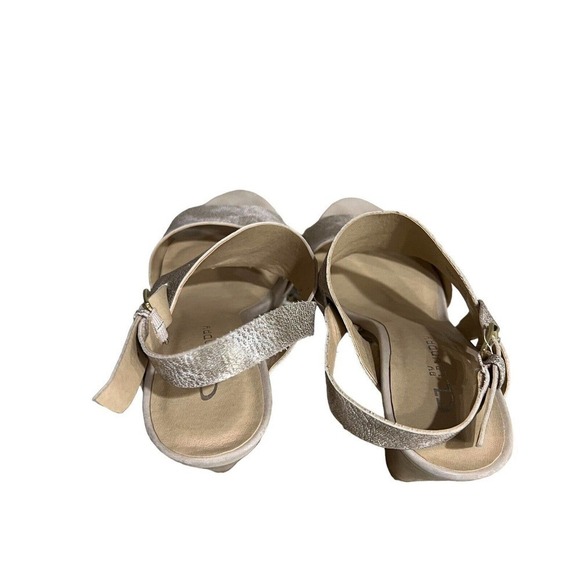 CHINESE LAUNDRY SANDALS WOMENS SZ 10 NUDE STRAPPY HEELED SHOES - Picture 6 of 10